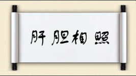 肝胆相照对对子图片