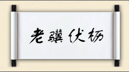 老骥伏枥对对子图片