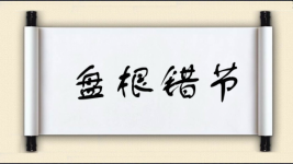 盘根错节对对子图片