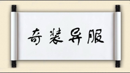 奇装异服对对子图片