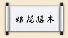 移花接木对对子图片