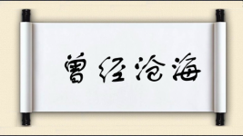 曾经沧海对对子图片