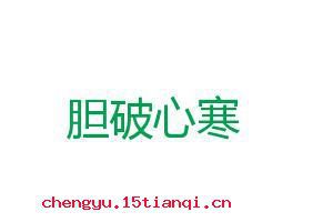 胆破心寒的故事图片